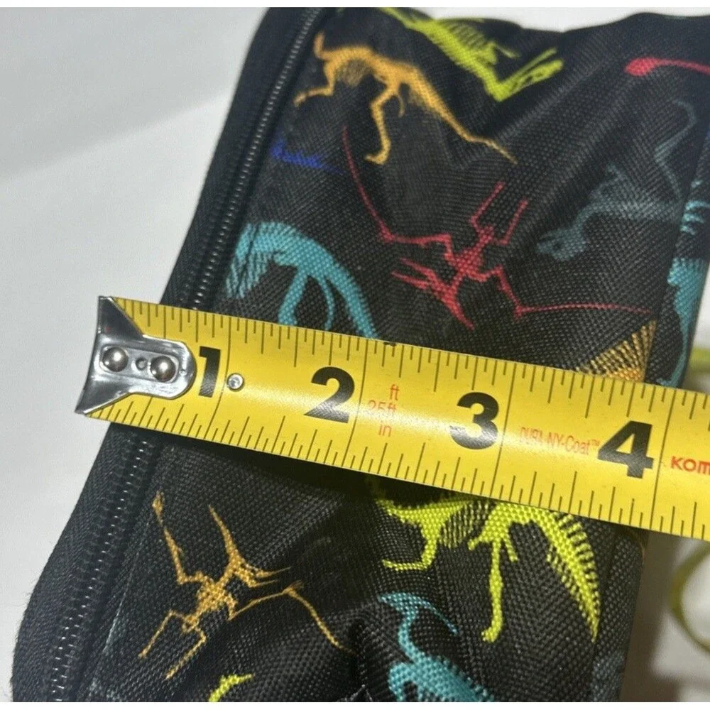PackIt Dinosaur Skeleton Print Insulated Lunch Box Bag Built-In Cooling